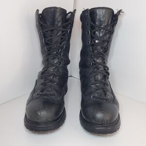 MATTERHORN 1949 Black Leather Boots Sz 11M USA GORE TEX Insulated Workwear EUC